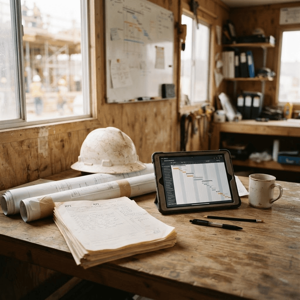 Construction and capital — The RFI backlog is the delay nobody blames